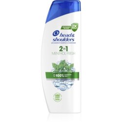 Head & Shoulders Menthol Fresh 2in1 Shampoo and Conditioner - 400 ml, Anti-Dandruff