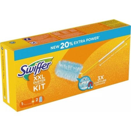 Swiffer Kit de démarrage plumeau-magnétique XXL, 1 manche