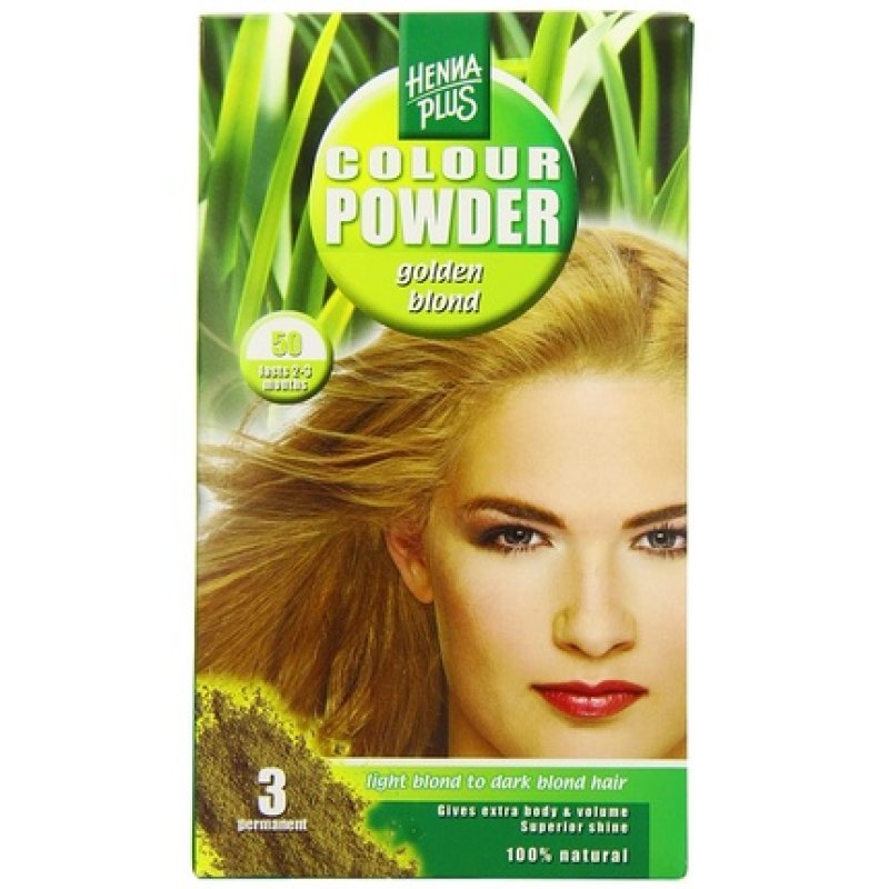 Hennaplus Golden Blond Hair Color Powder
