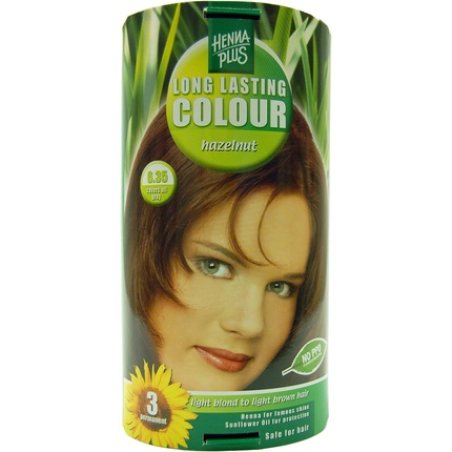 Hennaplus Long Lasting Hazelnut Hair Color 6.35
