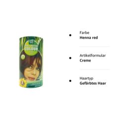 Hennaplus 49146 Long Lasting Colour 5.64 Henna Red 100ml