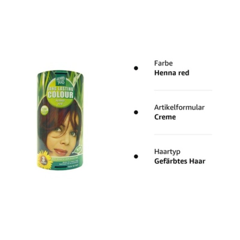Hennaplus 49146 Long Lasting Colour 5.64 Henna Red 100ml