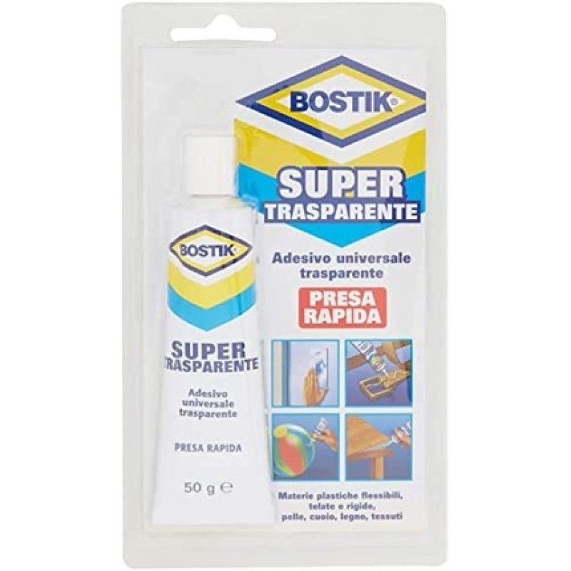 Bostik Super Transparent Blister 50g