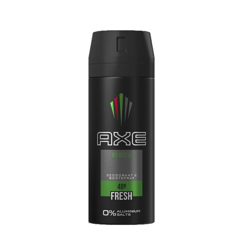 Axe Bodyspray Africa Without Aluminum Salts Non Stop Fresh 150ml