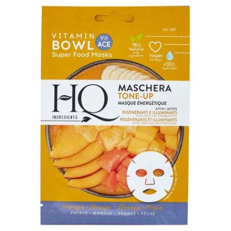 Hq Ingredients Tone-Up Mask Papaya - Mango - Pineapple - Peach