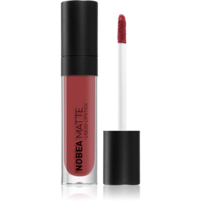 NOBEA Day-to-Day Matte Liquid Lipstick - Mulberry M12, 7 ml