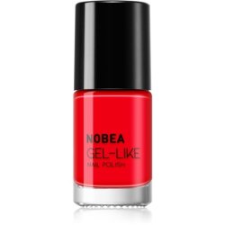 NOBEA Day-to-Day Gel-like Nail Polish - Ladybug Red N08, 6 ml
