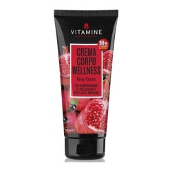 Vitamin Body Cream 200ml Tube Wellness Pomegranate