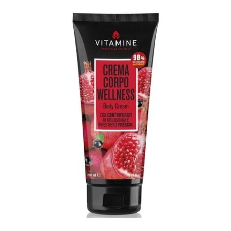 Vitamin Body Cream 200ml Tube Wellness Pomegranate
