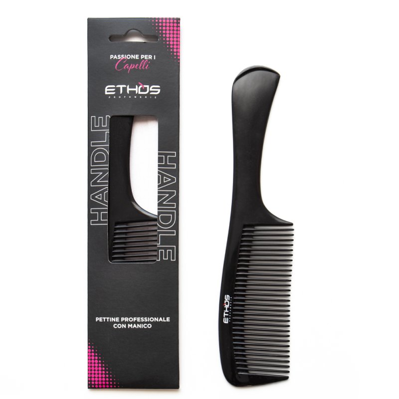 Ethos Handle Universal Hair comb Black 1 pc(s)