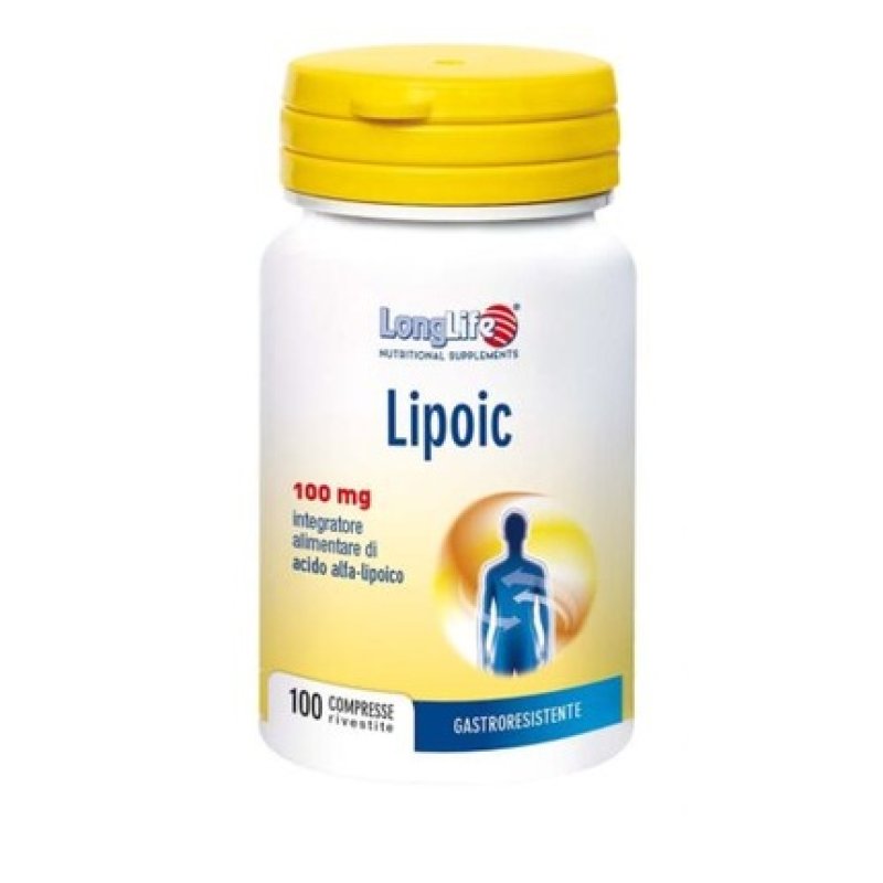 Lipoic 100mg LongLife 100 Coated Tablets