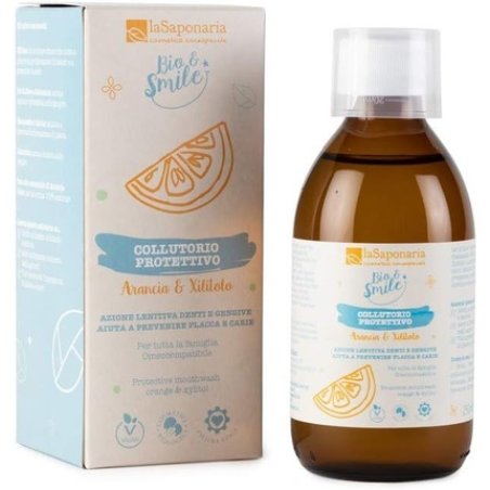 Orange and Protective Mouthwash La Saponaria