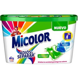 Micolor Detergent In Capsules, Separated – 12 Washes
