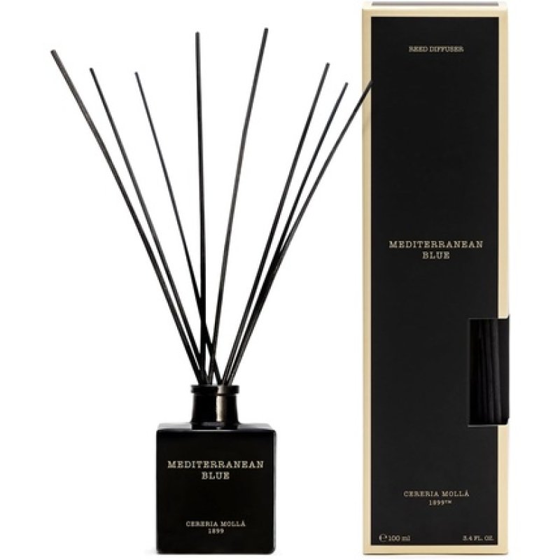 Cereria Molla 1899 Mikado Premium Mediterranean Blue Room Fragrance Sticks