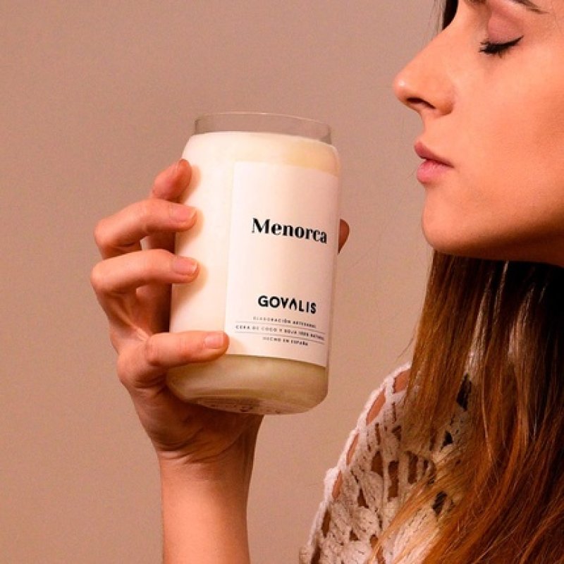 Govalis Scented Candle Menorca | Fragrant And Aromatic | Soy And Coconut Wax 100