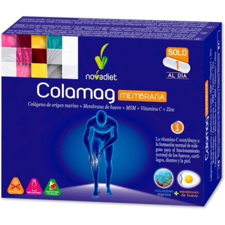 Colamag Membrane Capsules with Marine Collagen Egg Membrane MSM Vitamin C Zinc 1 Month Supply