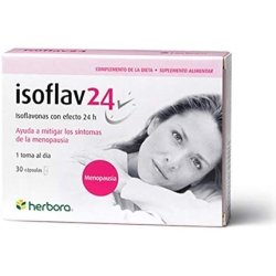 Herbora Isoflav 24 30 Vcaps X 560.35 Mg 30 Vegetable Capsules Herbora 500