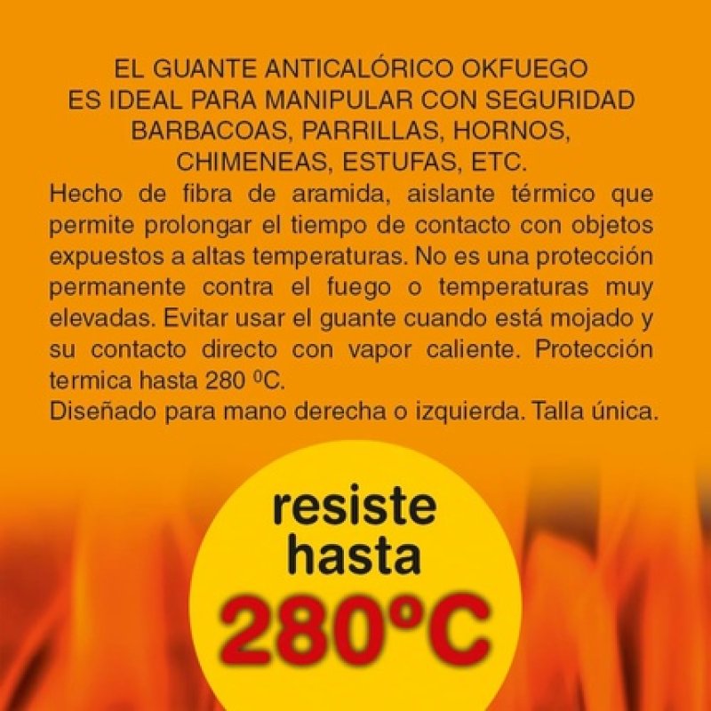 Productos Flower 50244 Heat Anticalic Glove 350°C Fire