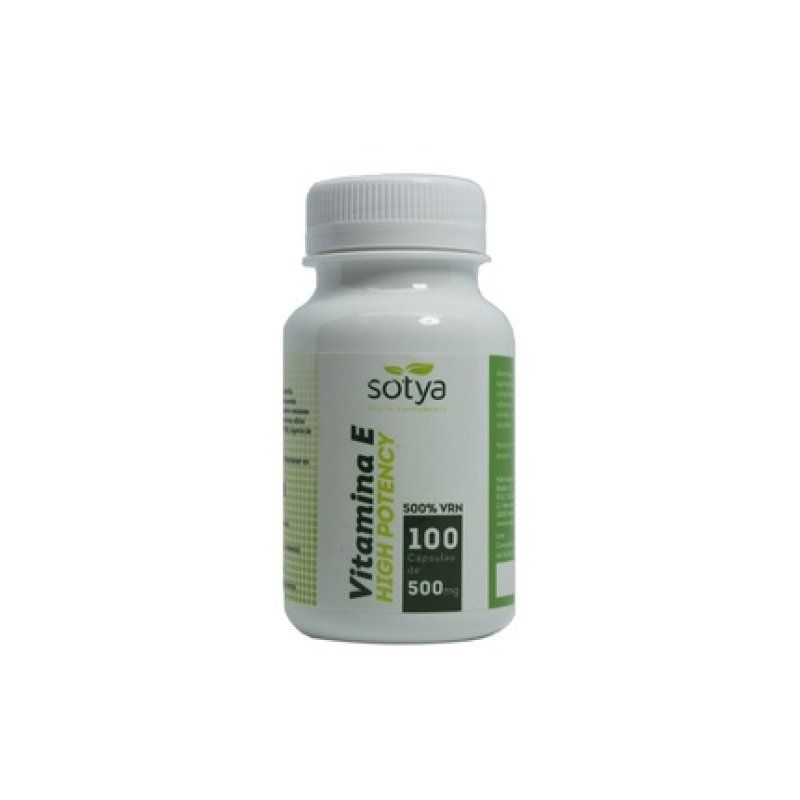 Sotya Vitamina E High Potency 500Mg 100 Cap
