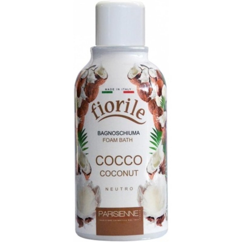 Parisienne Fiorile Coconut Bath Foam 33.8 Fluid Ounce 1000ml Bottle