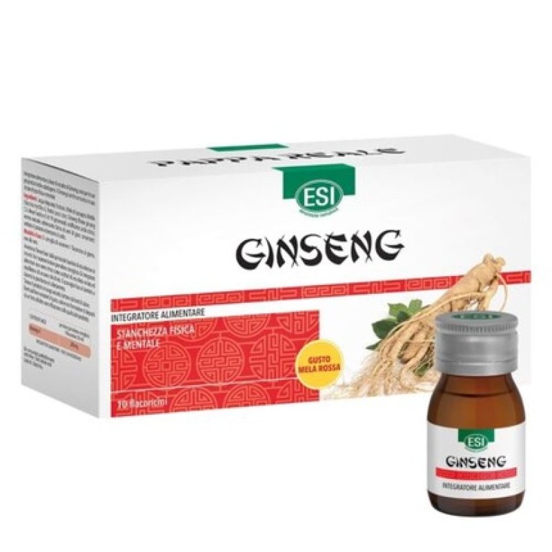 ESI Ginseng 10 Vials Dietary Supplement for Fatigue Physical-Mental