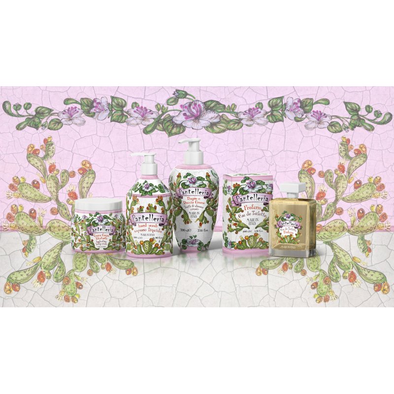 RUDY Le Maioliche Pantelleria Set Bath & Shower Cream 250ml Body Lotion 250ml