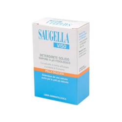 Meda Pharma Saugella Viso Solid Cleanser For Delicate Skin 100 G