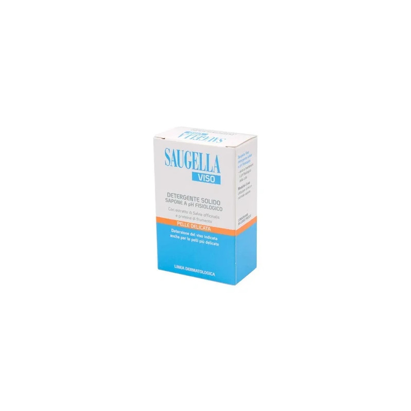 Meda Pharma Saugella Viso Solid Cleanser For Delicate Skin 100 G