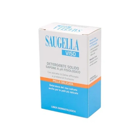 Meda Pharma Saugella Viso Solid Cleanser For Delicate Skin 100 G