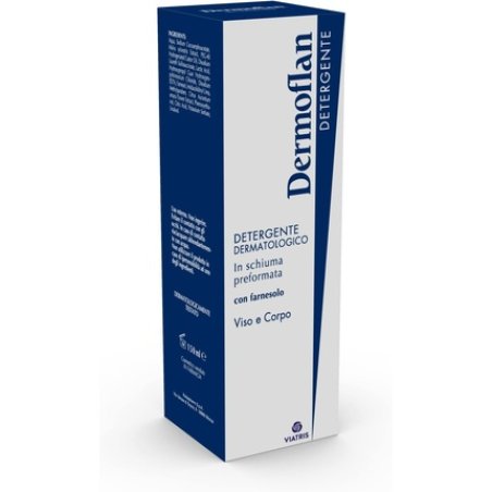 Dermoflan Preformed Foam Cleanser with Excellent Tolerance for Face and Body Sensitive Skin 150ml