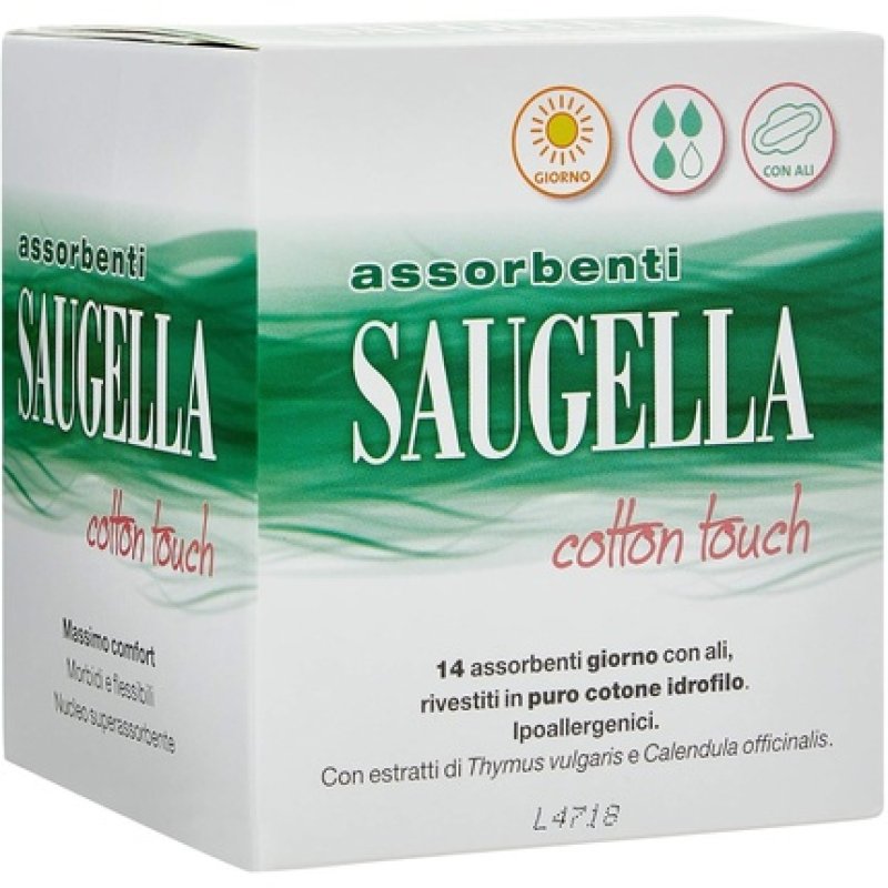 Saugella Cotton Touch Absorbent Day 14 Pieces