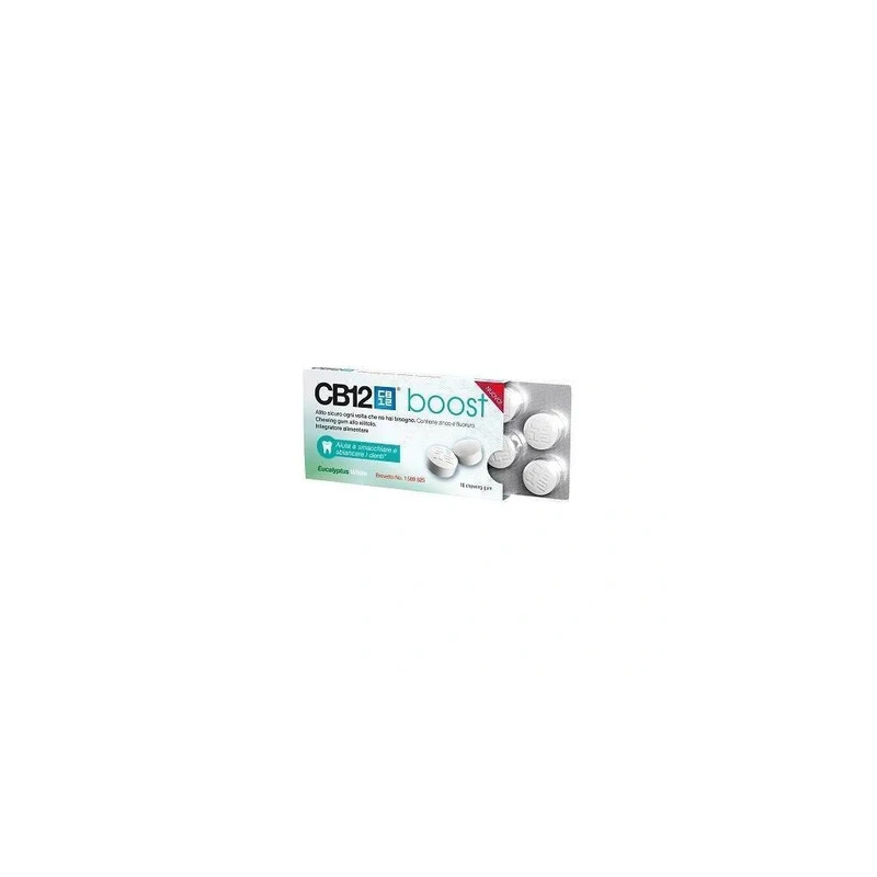 Meda Pharma Cb12 Boost Eucalyptus White Chewing Gum