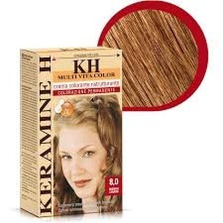Keramine H Multicolored Life 8.0 Light Blonde Hair Dye