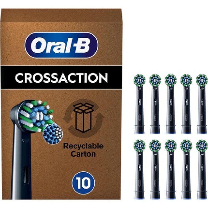 Oral-B Pro CrossAction Aufsteckbürsten 10er (Frustfreie Umverpackung)