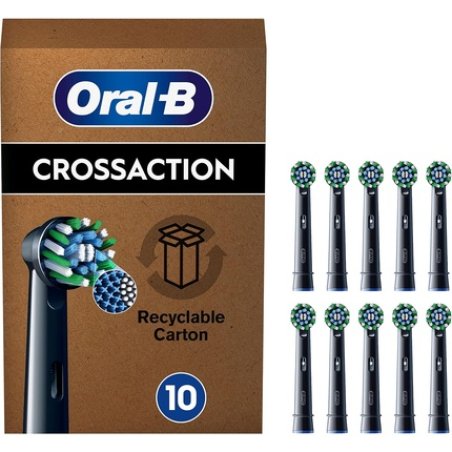 Oral-B Pro CrossAction Aufsteckbürsten 10er (Frustfreie Umverpackung)