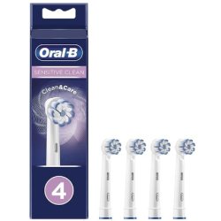 Oral-B Pro Sensitive Clean Replacement Brush Heads - Pack of 4