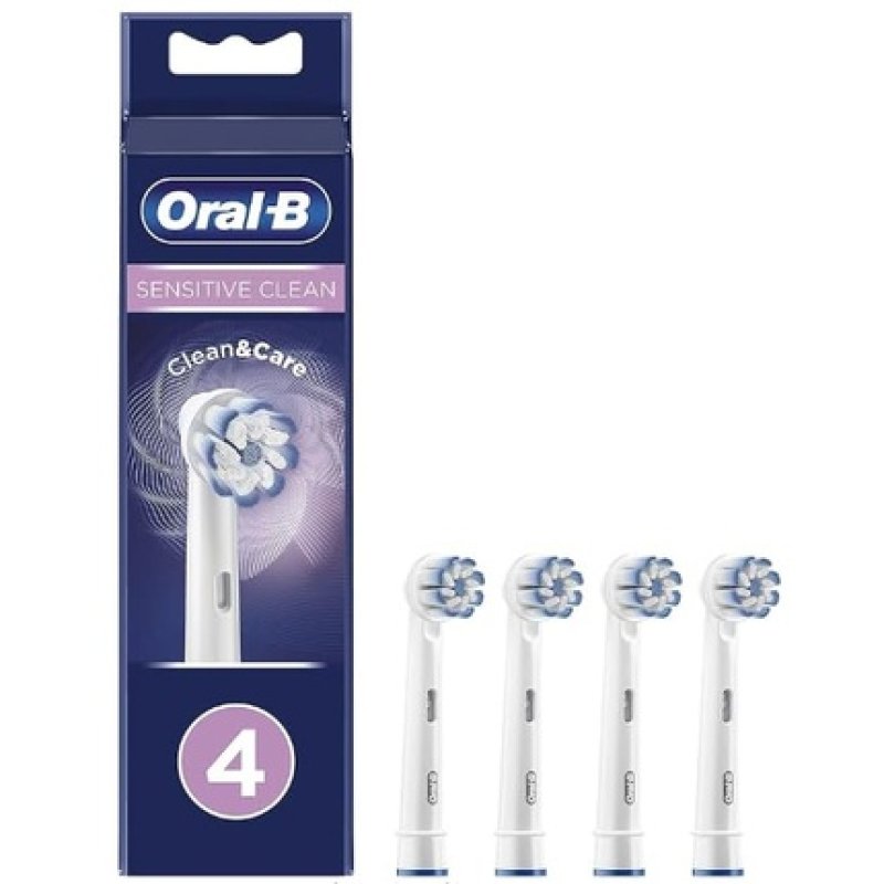 Oral-B Pro Sensitive Clean Replacement Brush Heads - Pack of 4