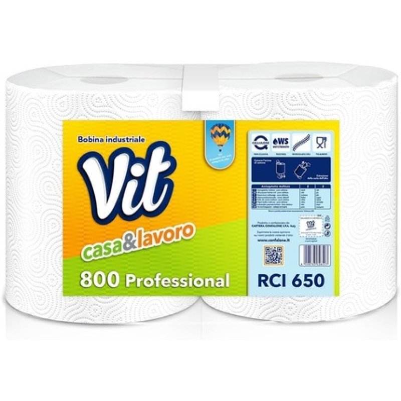 Kitchen Paper 2 Rolls Vit Casa & Lavoro Professional 2-Ply