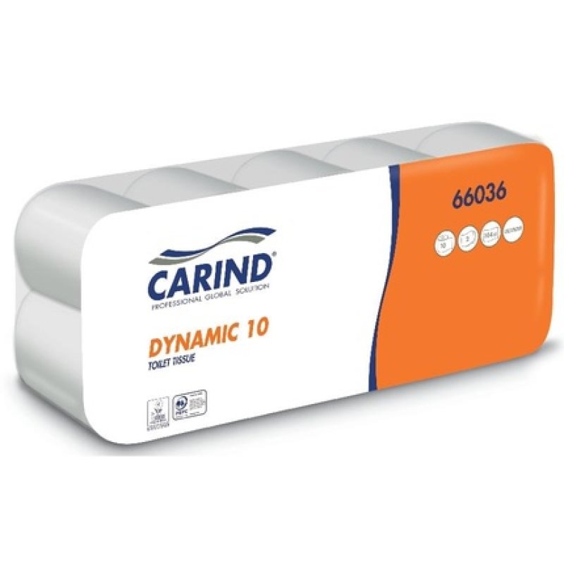 CARIND 10 Rolls of Toilet Paper