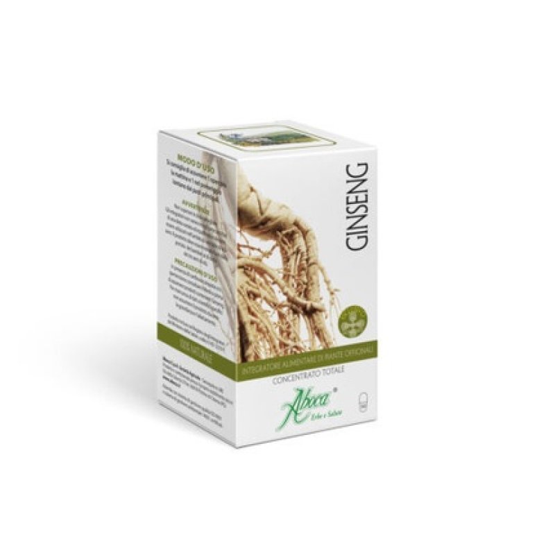 Aboca Total Concentrated Ginseng 50 Capsules 500mg