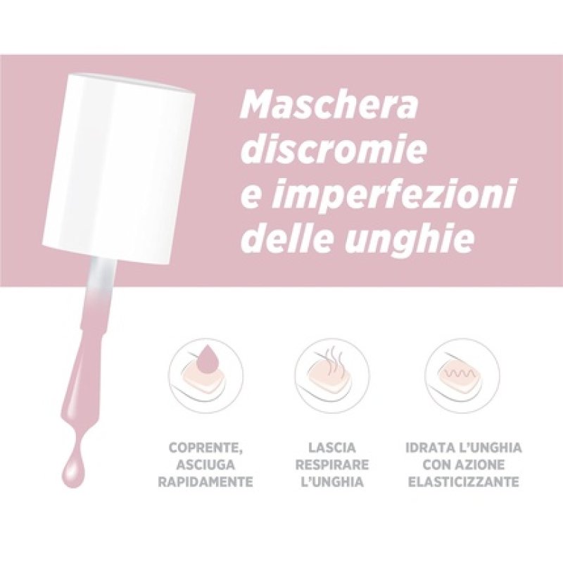 Dermovitamina Micoblock 3in1 Moisturizing and Breathable Nail Polish Light Pink 5ml