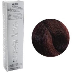 Cover Line Delicate Hair Color Permanent Cream 100ml 05.56 / 5MR Light Mahogany Auburn Brown