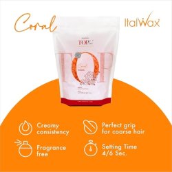 Italwax Top Line Coral Hard Wax Beads 750g 1.65lbs