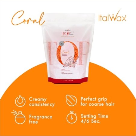 Italwax Top Line Coral Hard Wax Beads 750g 1.65lbs