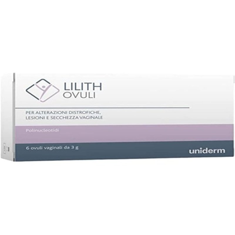 Uniderm Lilith Vaginal Ovules 6 Pieces