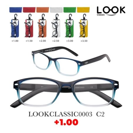 Look Optics Look Classic 0003 C2 1.00 Classic Glasses
