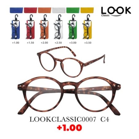 Look Optics Lookclassic0007 C4 1.00 Classic Glasses