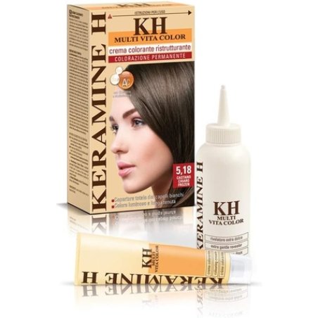 Keramine H Restructuring Coloring Cream Light Brown 110ml