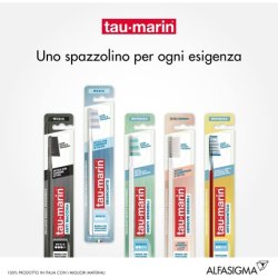 Tau-marin Professional 27 White Medium Antibacterial Toothbrush