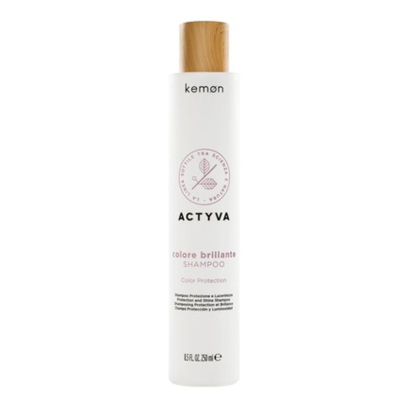 Kemon Actyva Colore Brillante Color Shampoo for Intense Shine
